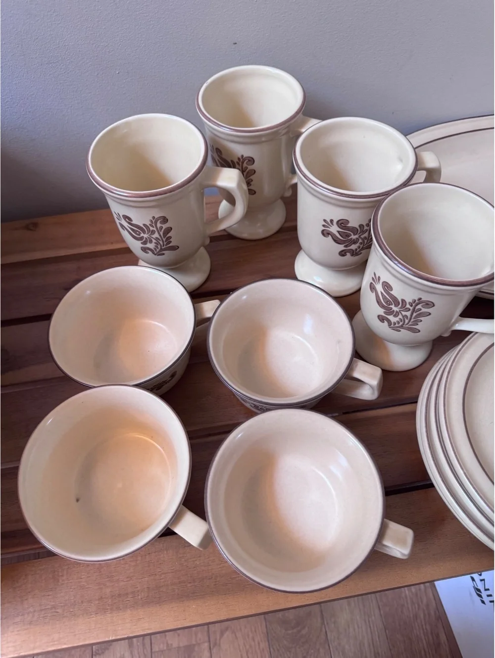 Vintage Pfaltzgraff Village 1970s Dinnerware – Large Lot – Retired Pattern